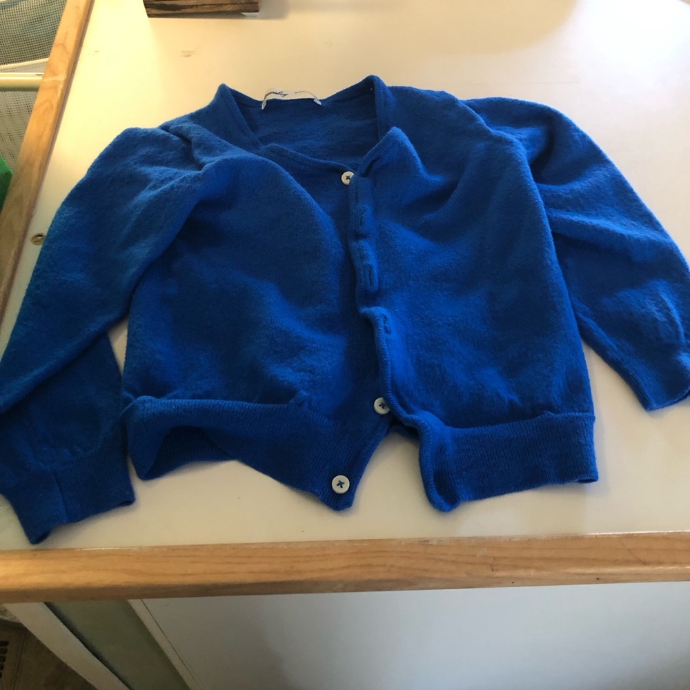 Elegant Blue Women's Cardigan